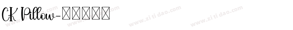 CK Pillow字体转换